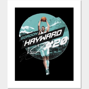 Gordon Hayward Charlotte City Emblem Posters and Art